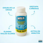 ¡Súper Promo Compra 1 y llévate 2! Súper Destapador de Cañerías Wild Tornado™ - Destapa absolutamente TODO
